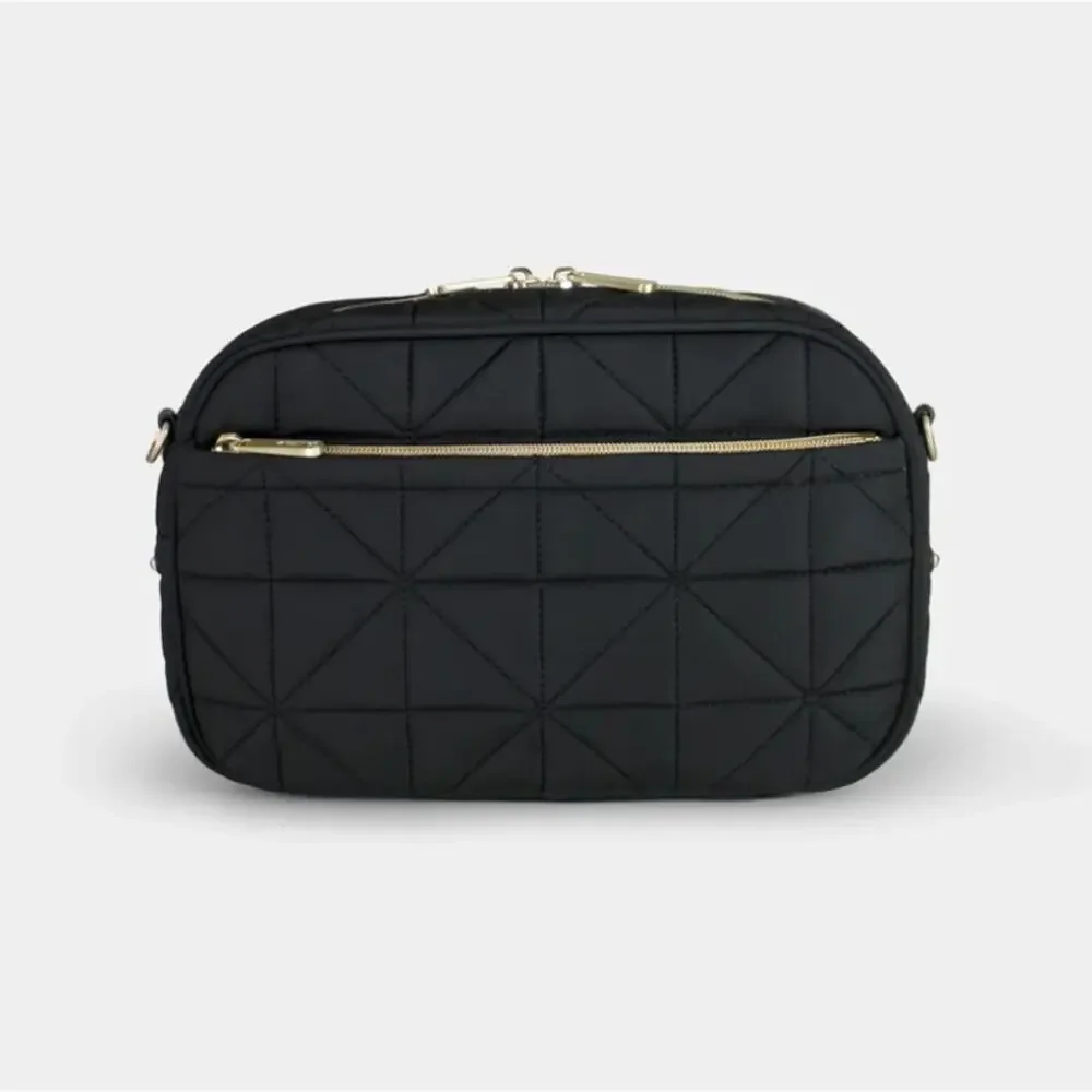 12Little Diaper Clutch 3.0 in Black — Vegan Leather Crossbody